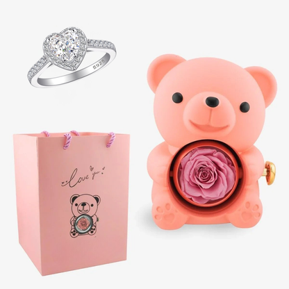 Zestaw z Misiem Lovetique/ Pierścień Obietnicy