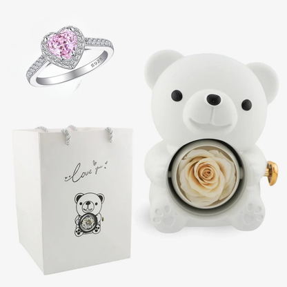 Zestaw z Misiem Lovetique/ Pierścień Obietnicy