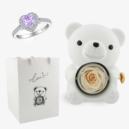 Zestaw z Misiem Lovetique/ Pierścień Obietnicy