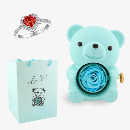 Zestaw z Misiem Lovetique/ Pierścień Obietnicy