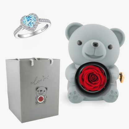 Zestaw z Misiem Lovetique/ Pierścień Obietnicy