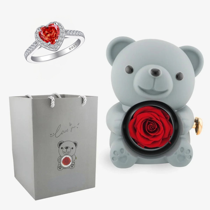 Zestaw z Misiem Lovetique/ Pierścień Obietnicy