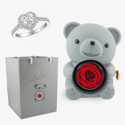 Zestaw z Misiem Lovetique/ Pierścień Obietnicy