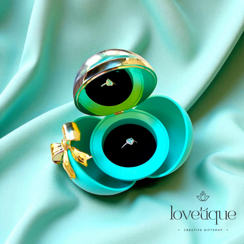 Lovetique Turkusowa Wieczna Róża/ Pierścień Obietnicy