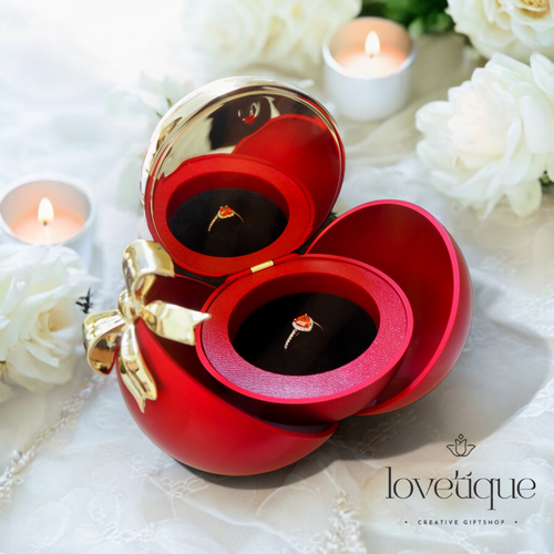 Lovetique Czerwona Wieczna Róża/ Pierścień Obietnicy