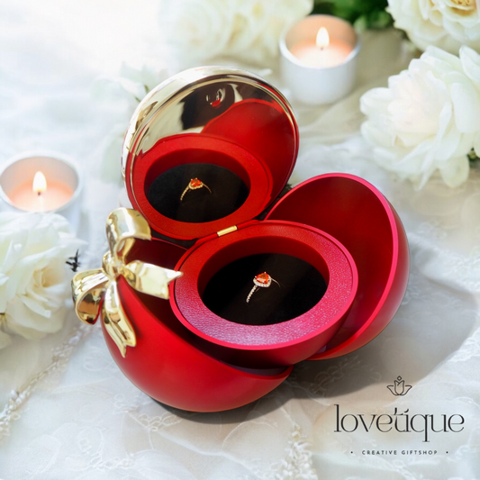 Lovetique Czerwona Wieczna Róża/ Pierścień Obietnicy